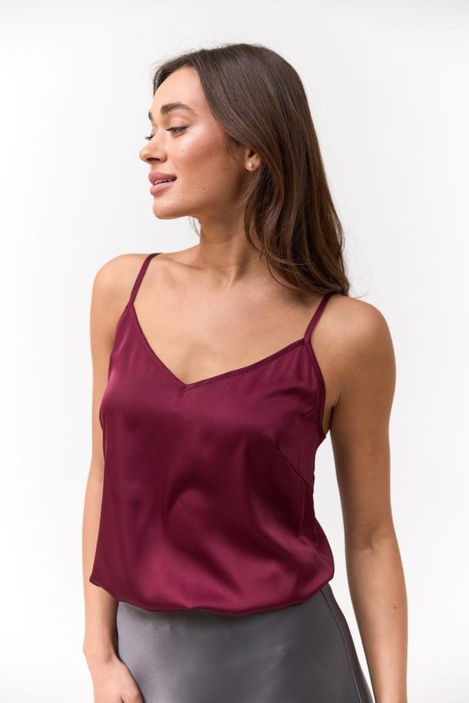 Camisole with thin straps