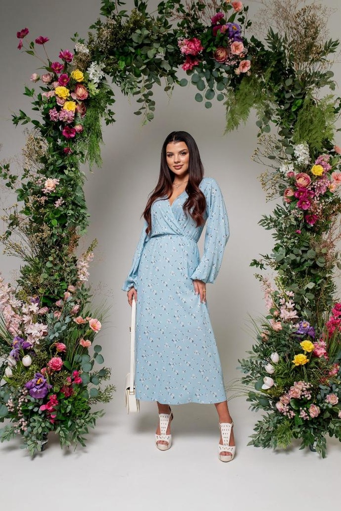 Сукня ліф на запах