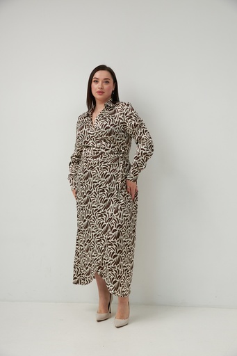 Plus-size dress in Armani style