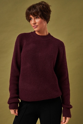 Светр реглан крупна в'язка